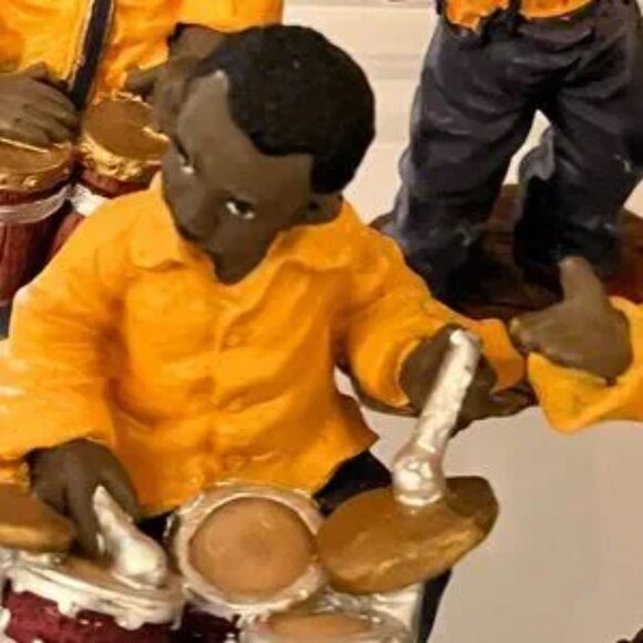 Vintage - 7 Musical Themed African American Figurines  (Many Lots Listed!) (c/x) - Picture 14 of 16